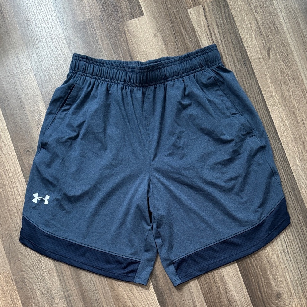Under Armour Men's Dark Blue Athletic Shorts
